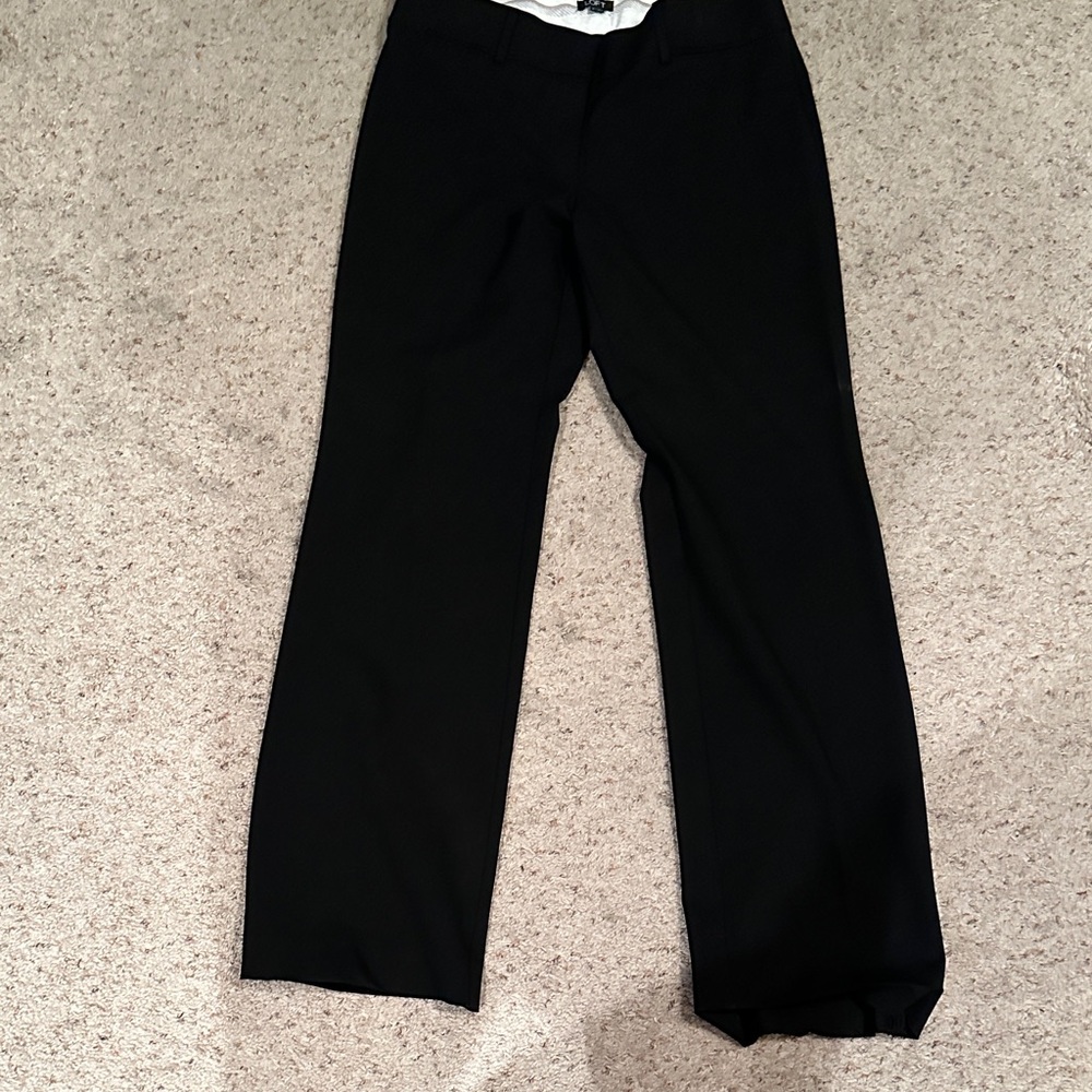 LOFT Black and White Dress Pants
